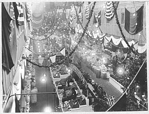 A part of the fruit and vegetable section in the B Street Wing in 1915