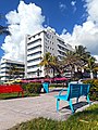 Hotel Víctor desde el parque Lummus