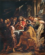 Zadnja večerja, Rubens, 1630–1631