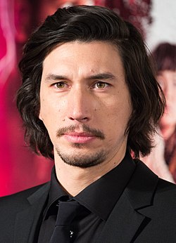 Adam Driver på premiären av Star Wars: The Last Jedi i Japan, december 2017.