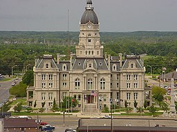 Vigo Countys domstolshus i Terre Haute.