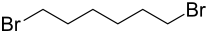 Struktur von 1,6-Dibromhexan