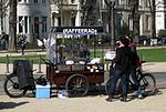 Dreirad mit Kaffeeautomat in Bonn