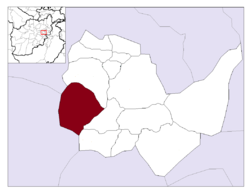 Location in Kabul Province