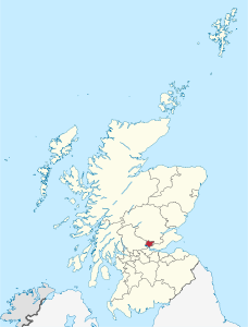 Clackmannanshire – Localizzazione