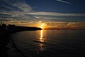 Sunset at Arromanches