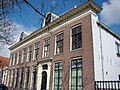 A street view of a building in Edam.