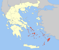 Location of جنوبی ایجیئنب South Aegean