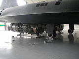 Mesin Pratt & Whitney J58 dari SR-71 Blackbird yang dipajang di Museum Imperial War Duxford.