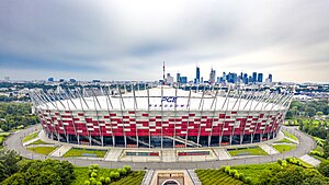 Das Nationalstadion in Warschau (2021)