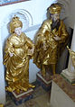 Statuen von Meinhard II. und Elisabeth im Österreichischen Grab in der Stiftskirche in Stams