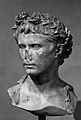 Augustus in the Villa Chiragan. This portrait is based on the Alcúdia and Prima Porta types but shows greater age[7]