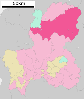 高山市位置図