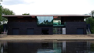 The clubhouse of University College Boat Club