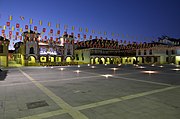 Plaza de la constitución en Pinto.