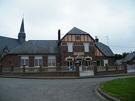 The town hall and school of Barleux