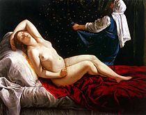 Danaë door Gentileschi, 1612