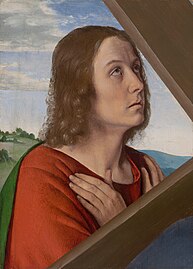 Saint Jean l'Évangéliste, vers 1500-1505, Art Institute of Chicago.