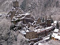 Die Niederburg im Winter