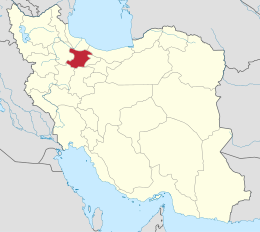 Provincia di Qazvin – Localizzazione