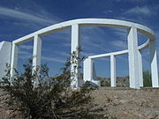 Different view of the Gila River War Relocation Memorial.