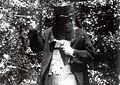 Image 4Actor playing the bushranger and outlaw Ned Kelly in The Story of the Kelly Gang (1906), the world's first feature-length narrative film (from Australia)