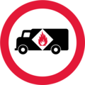 No vehicles laden with inflammable liquids (1967)[32]