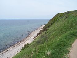The north coast of Zealand. Viewed from Gilleleje in Gribskov Municipality.