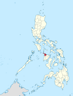 جانمای استان آکلان در نقشه فیلیپین