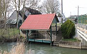 Le lavoir sur les bords de l'Oise.