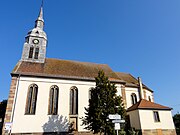 L'église Saint-Ulrich d'Avenheim.