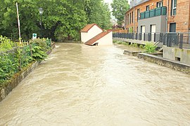 L'Yvette a Saint-Rémy-lès-Chevreuse il 31 maggio 2016.