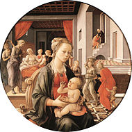 Filippo Lippi Bartolini Tondo. Diameter 135 cm