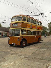 Sunbeam Maidstone trolleybus uit 1947