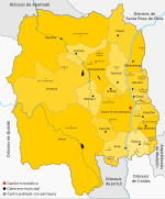 Mappa della diocesi