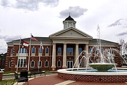 Mint Hill City Hall & Fountain