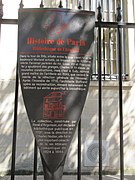 Panneau Histoire de Paris « Bibliothèque de l'Arsenal »