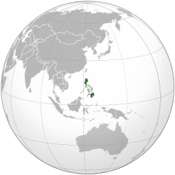 Location of Philippines