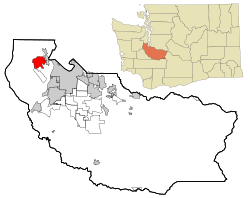 Location of Artondale, Washington