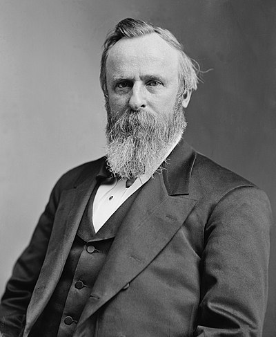 Rutherford B. Hayes, die 19de president van die Verenigde State van Amerika vanaf 1877 tot 1881