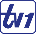 Logo TV1 versi pertama (1 Februari 1990 - 31 Julai 2004)