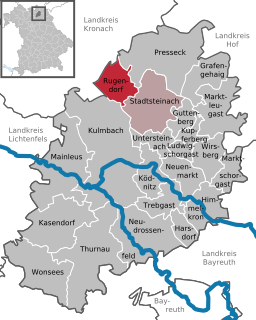 Läget för Rugendorf i Landkreis Kulmbach