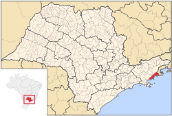 Localização da Ubatuba em São Paulo