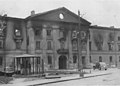 «Bygningen til det tidligere jødiske råd» fotografert i mai 1943.