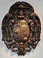 Wappen (mit Zierde) des Erzbischofs (Max Gandolf?) von Kuenburg, Metallguss, Salzburg Museum