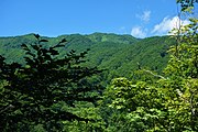 福光上平線からの大門山