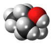 Model pengisian ruang 2-metil-2-butanol