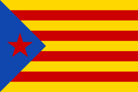 Estelada de succurso catalan.