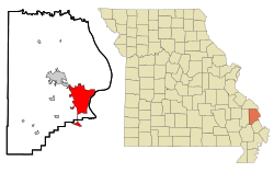 开普吉拉多在县与州中的位置