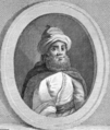 Inċiżjoni ta' ritratt ta' Fakhr al-Din minn Giovanni Mariti, 1787